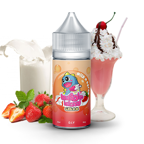 D.I.Y. Bubble Island Cream - Milk N Straw 30ml