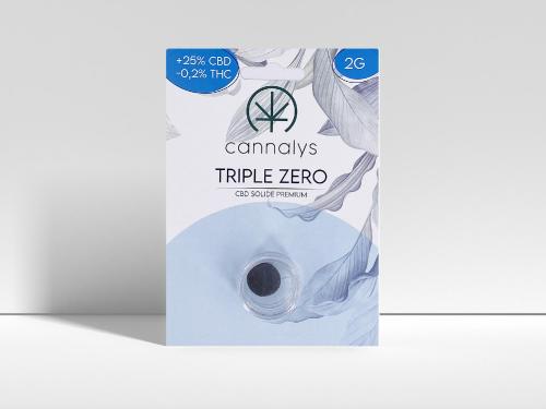 Cannalys - Triple zéro - +25%CBD