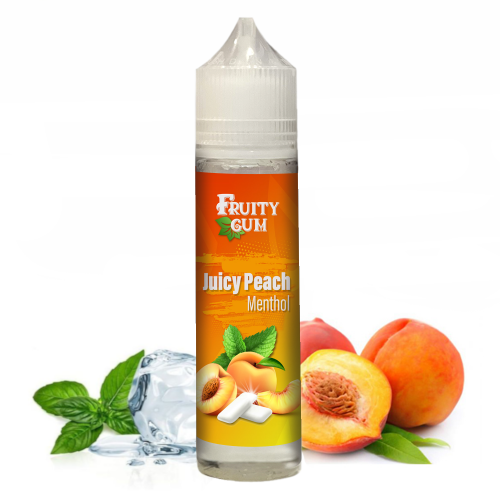 E-liquide Fruity Gum - Juicy Peach Menthol 60ml