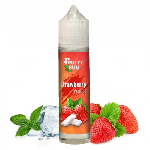 E-liquide Fruity Gum - Strawberry Menthol 60ml